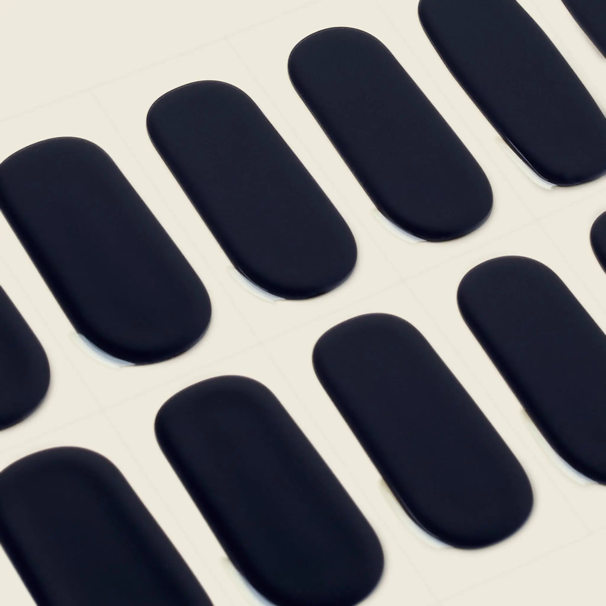 mesme Lyndsey Dark Navy 14-Day UV Gel Nail Wraps — Strip Sheet Close-Up