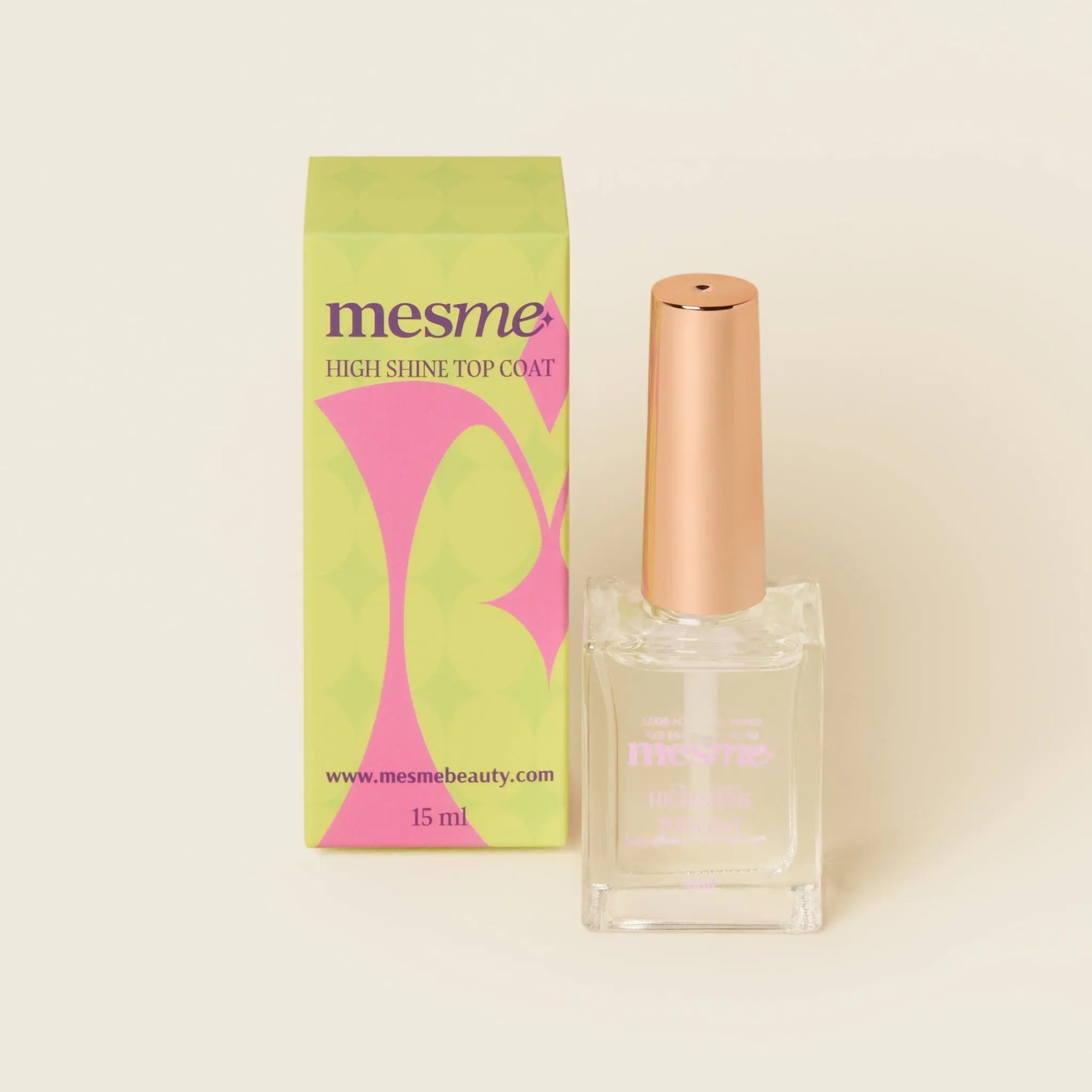 Nail Accessories — mesme High Shine Top Coat - Essential for Extending 3-Day Wraps to a Week+ 